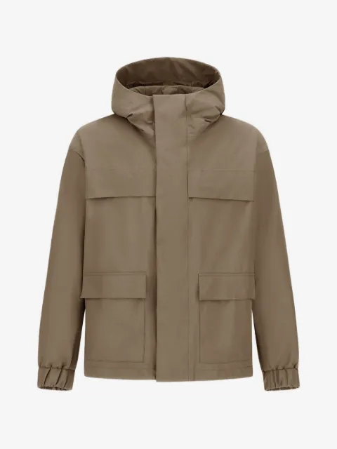 Herno relaxed-fit hooded jacket