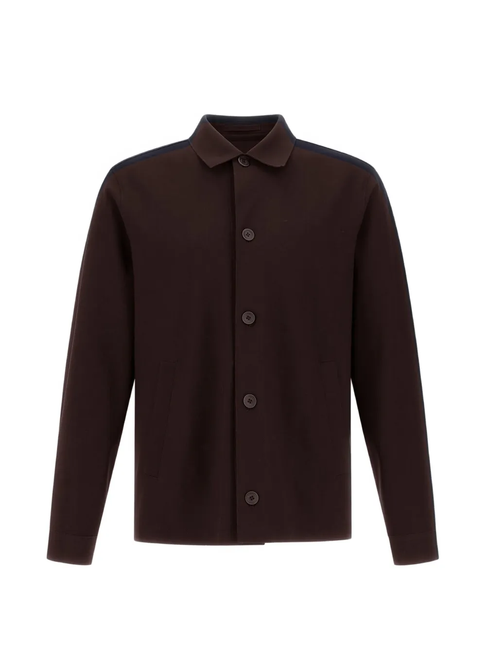 Herno long-sleeves shirt jacket - Marrone
