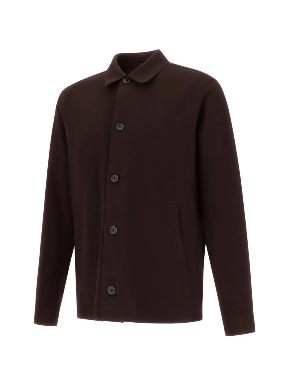 Herno Shirtjack met lange mouwen Bruin