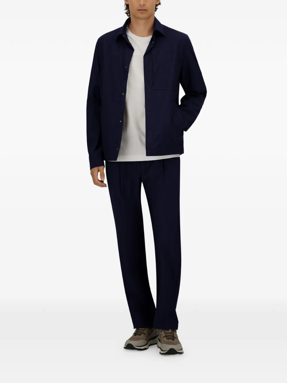 Herno Plooibroek Blauw