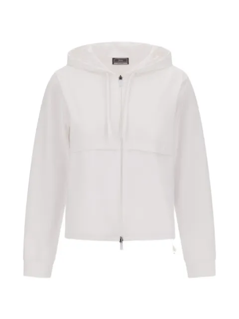 Herno hoodie con cierre
