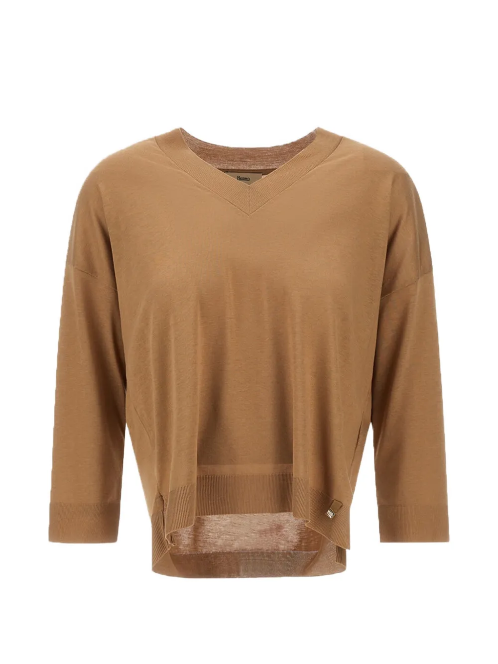 Herno V-neck sweater - Marrone