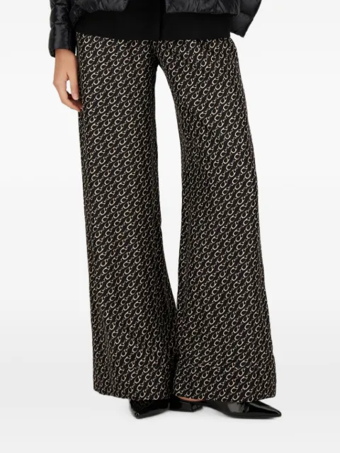 Herno graphic-print silk trousers