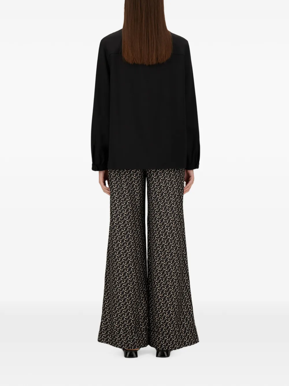 Herno graphic-print trousers Zwart