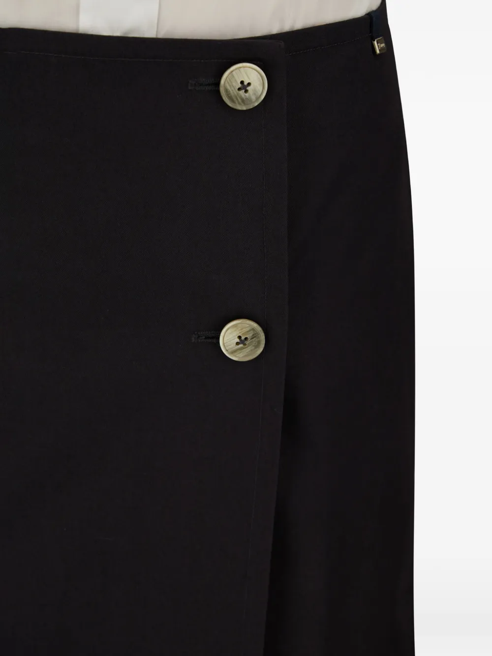 Herno A-lijn midi-rok Blauw