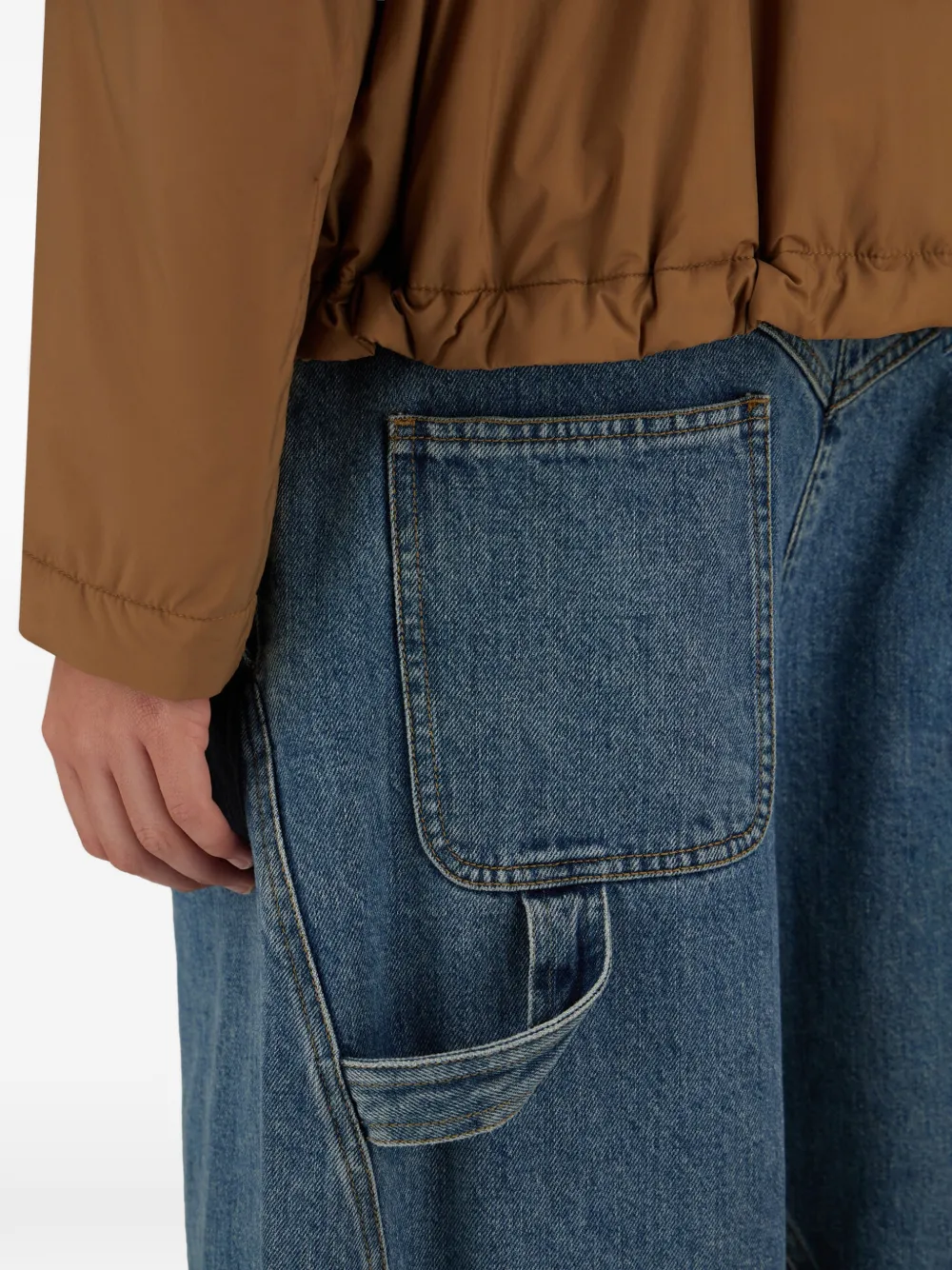 Herno Jeans met afwerking Blauw