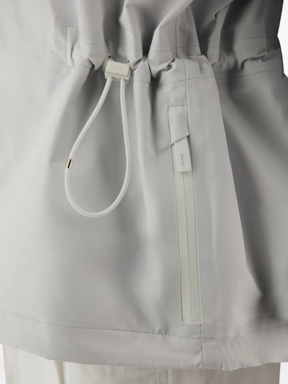 Laminar Gore-Tex parka met capuchon Wit