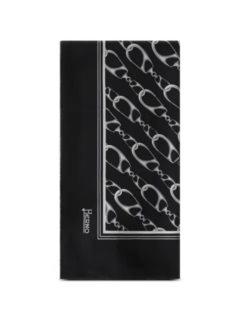 Herno Sjaal met print