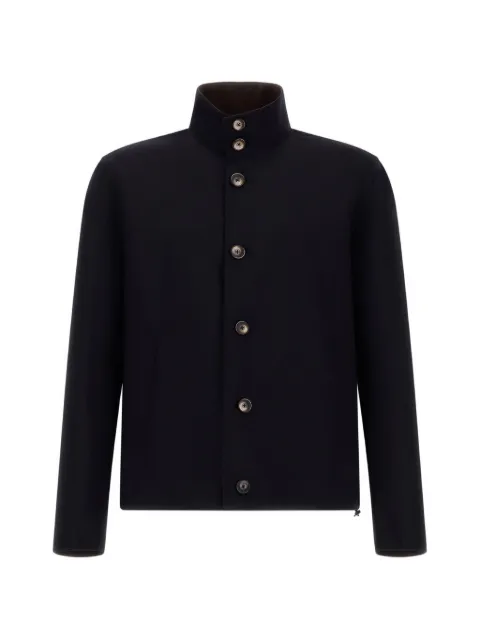 Herno button high-neck jacket