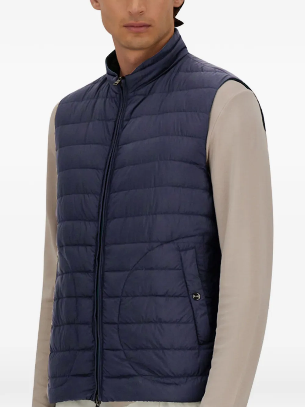 Herno Omkeerbare bodywarmer Blauw