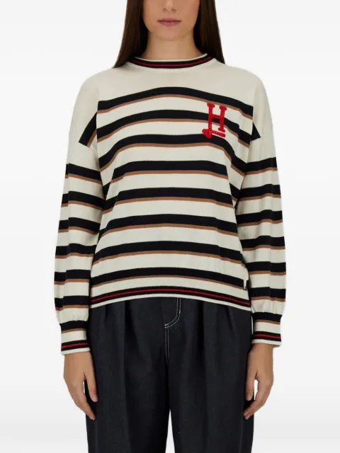 Herno striped cotton sweater