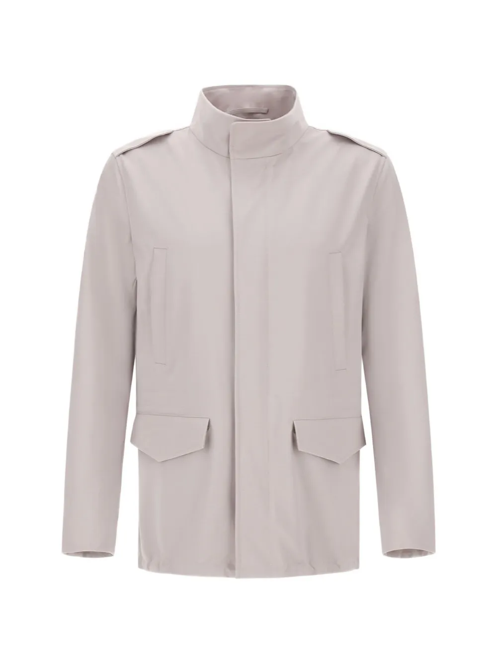 Herno epaulettes field jacket - Grigio