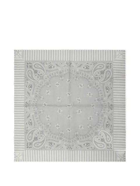 Herno paisley-print scarf