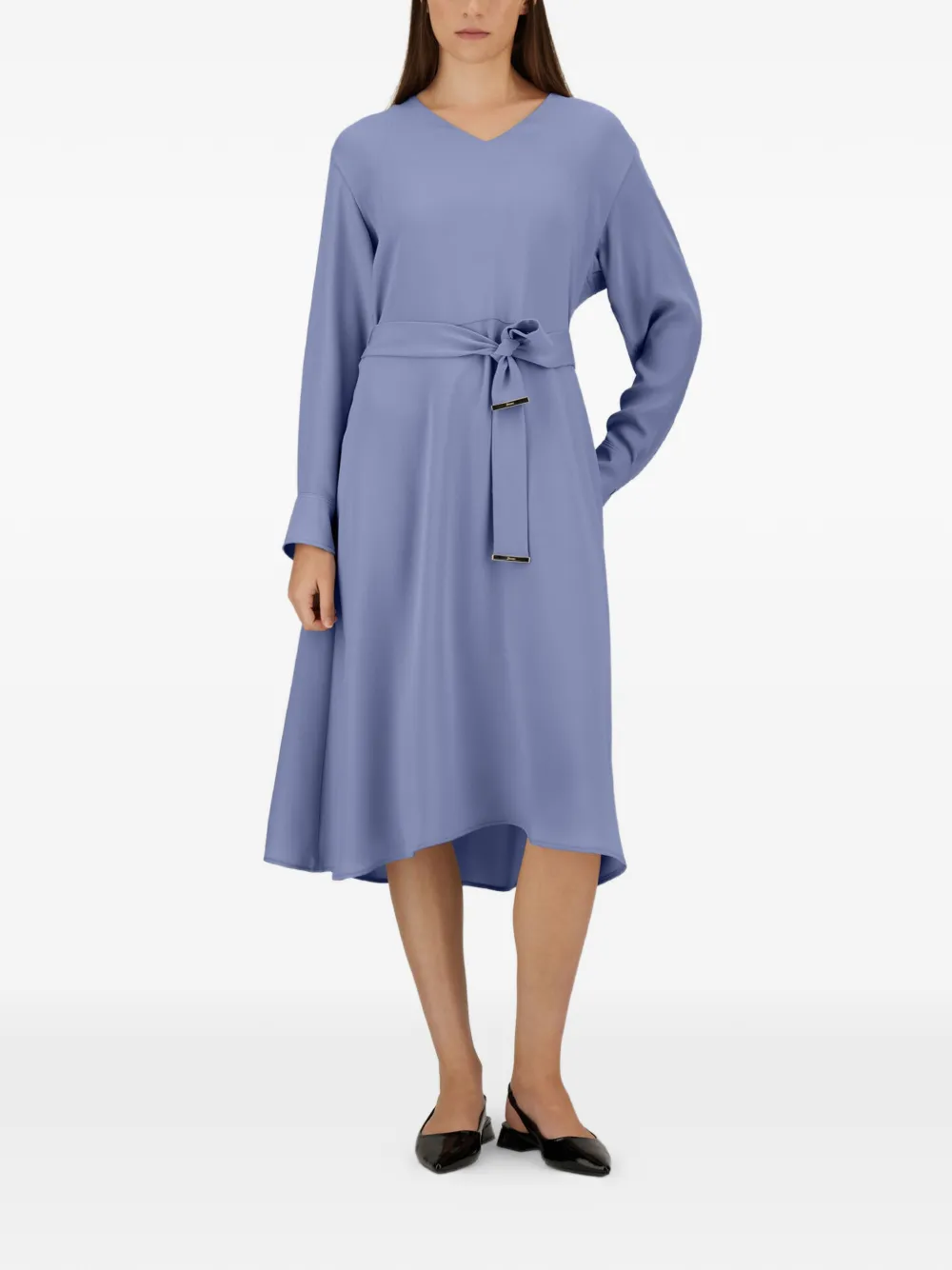 Herno Jurk met V-hals Blauw