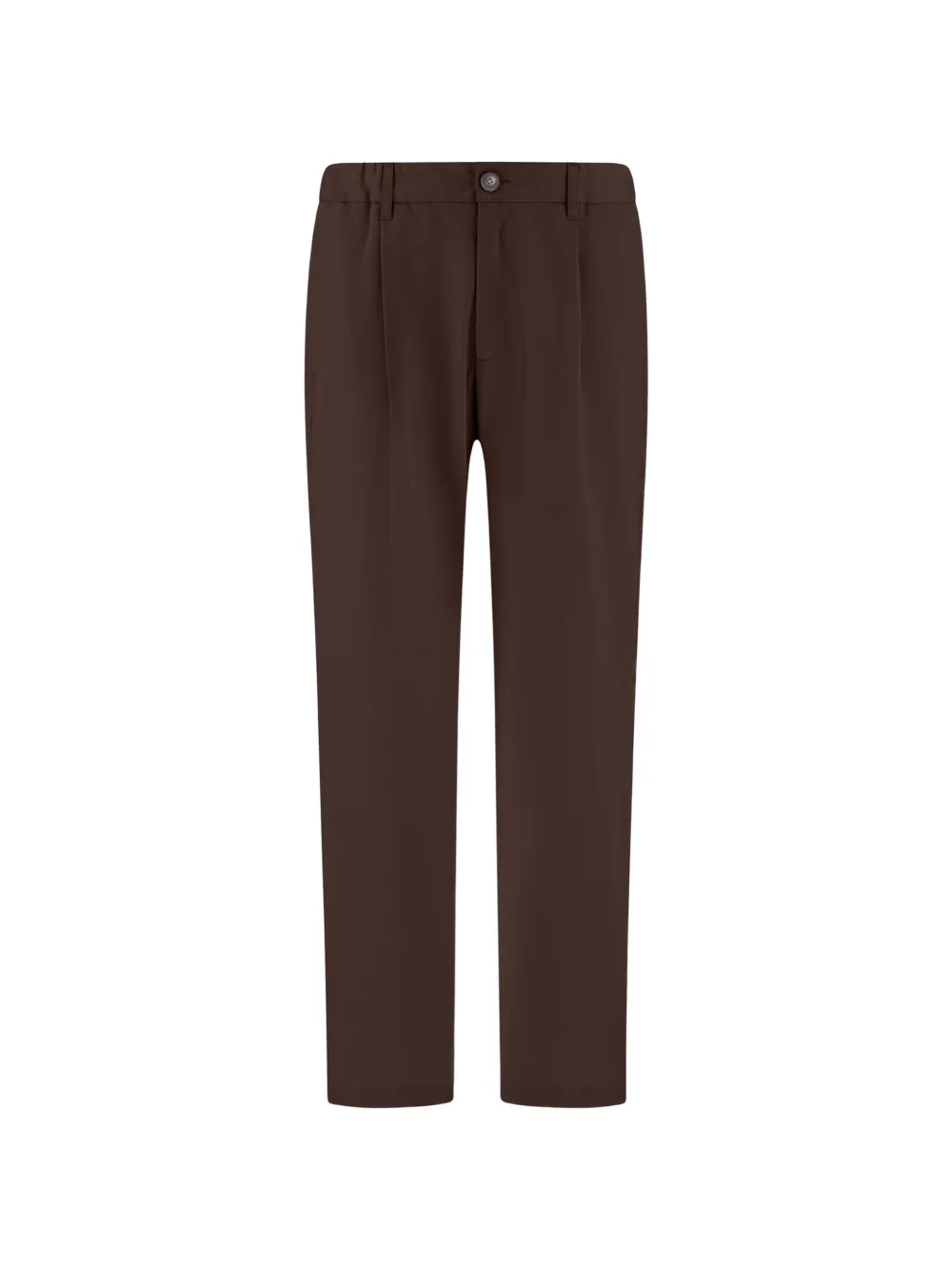 Herno pleat-detail trousers - Marrone