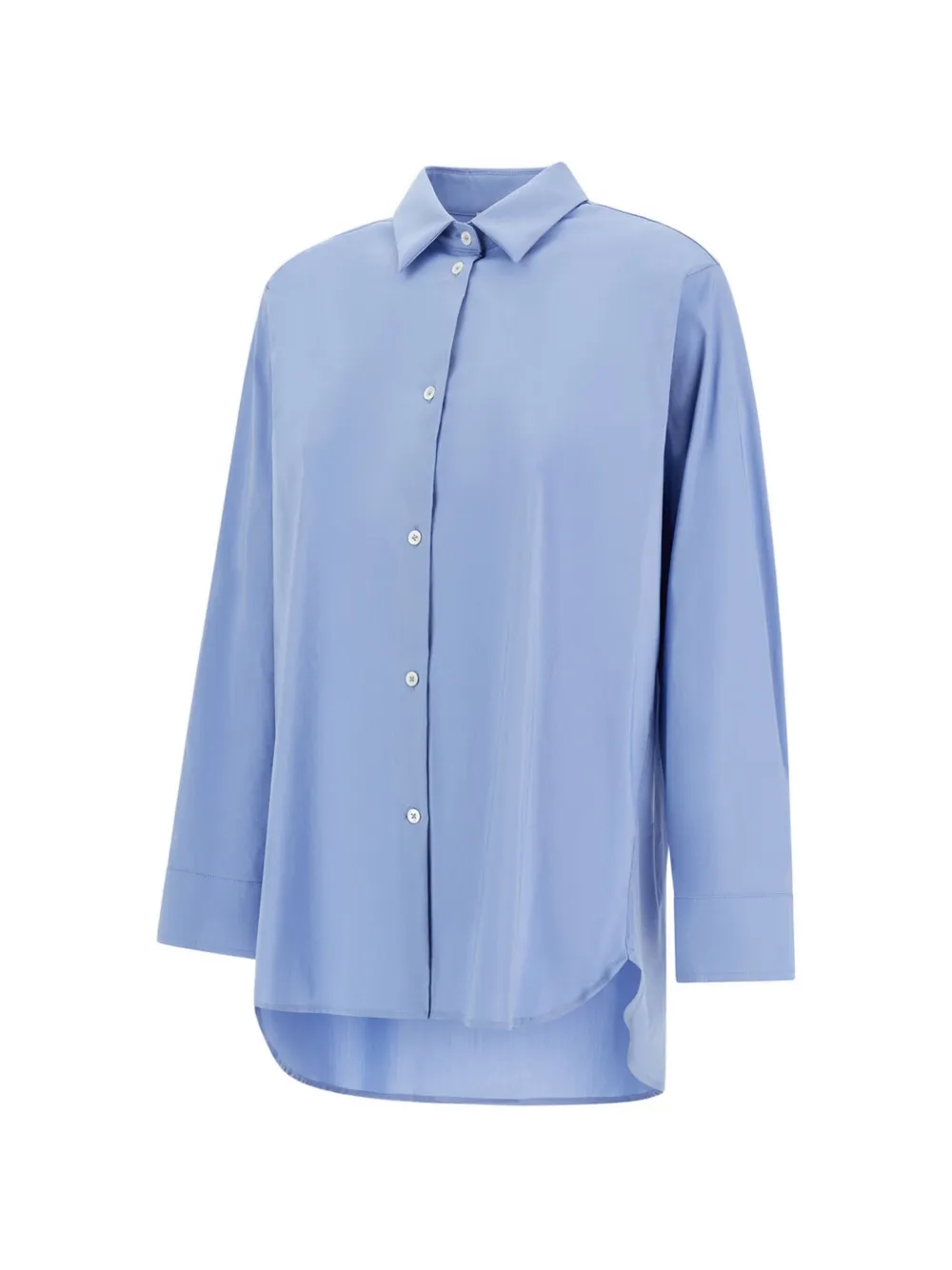 Herno Popeline overhemd met lange mouwen Blauw
