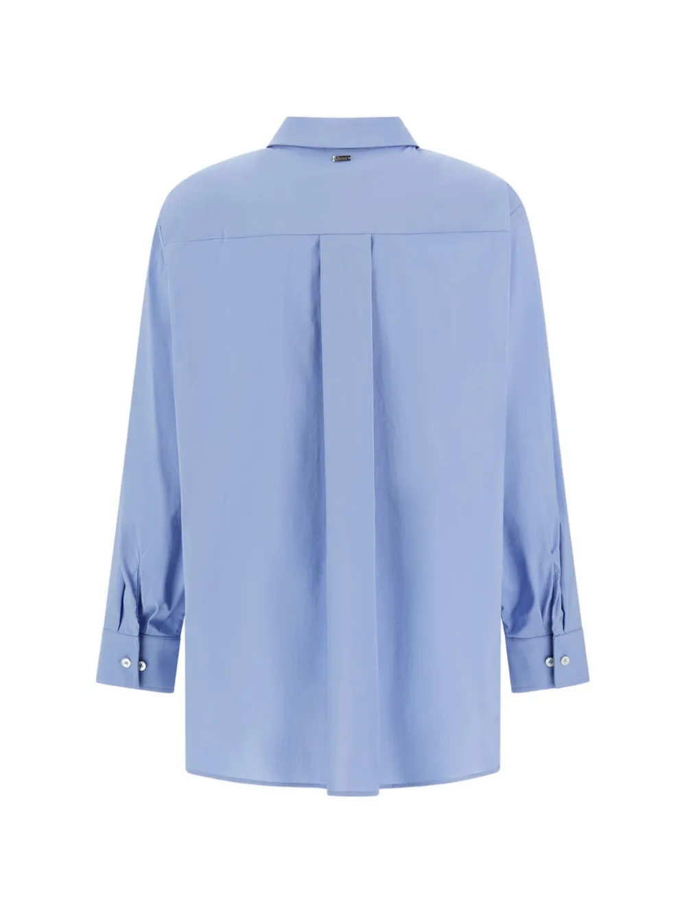 Herno Popeline overhemd met lange mouwen Blauw