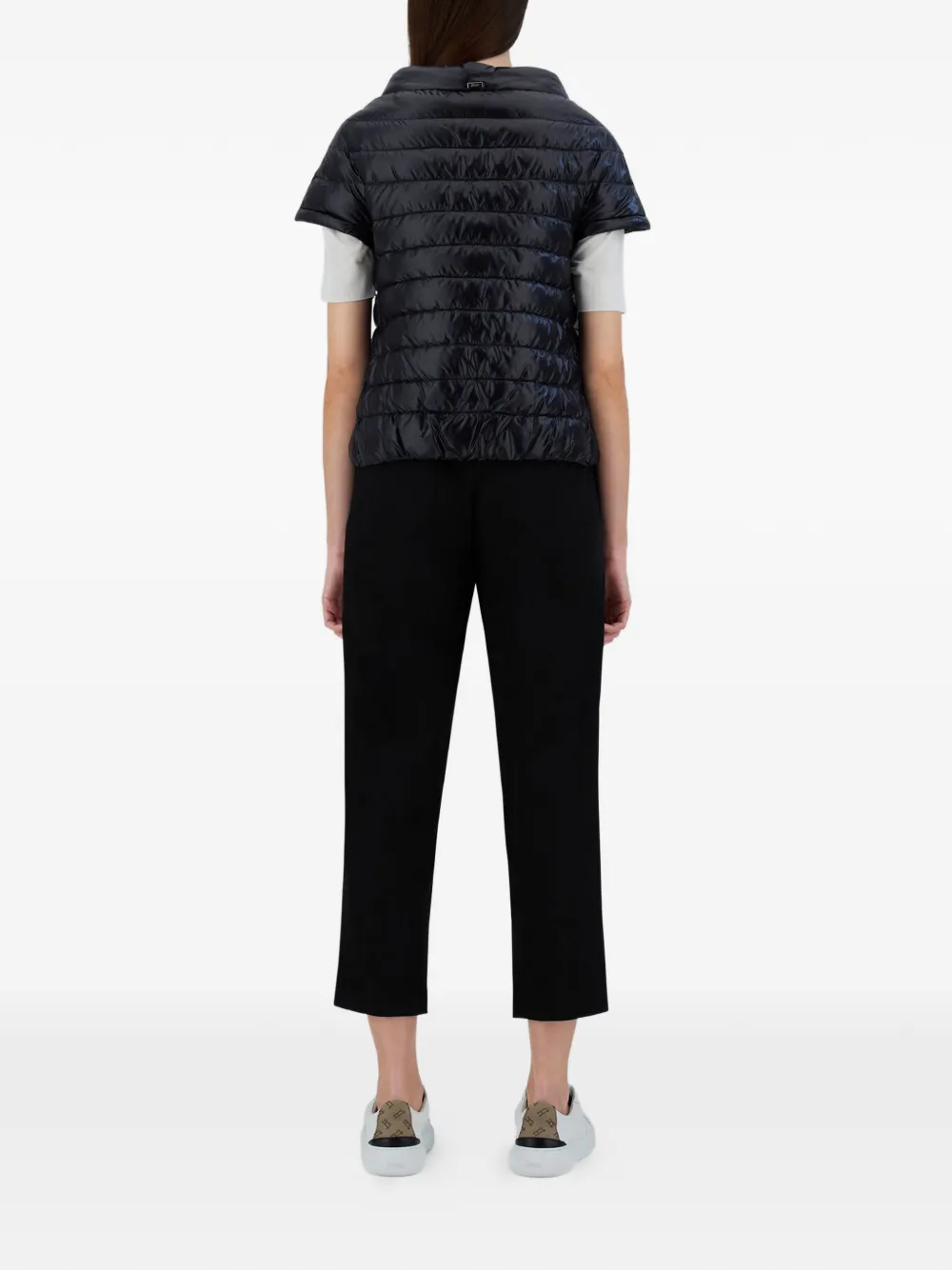 Herno Greta jack met korte mouwen Blauw