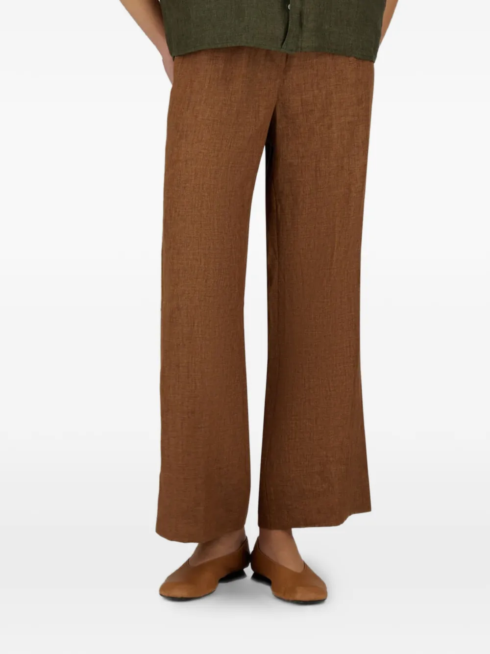 Herno Broek met trekkoordtaille Bruin