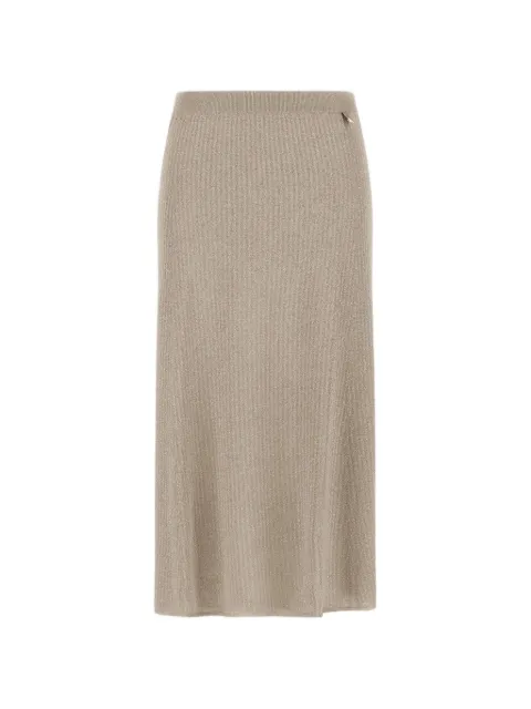 Herno ribbed skirt