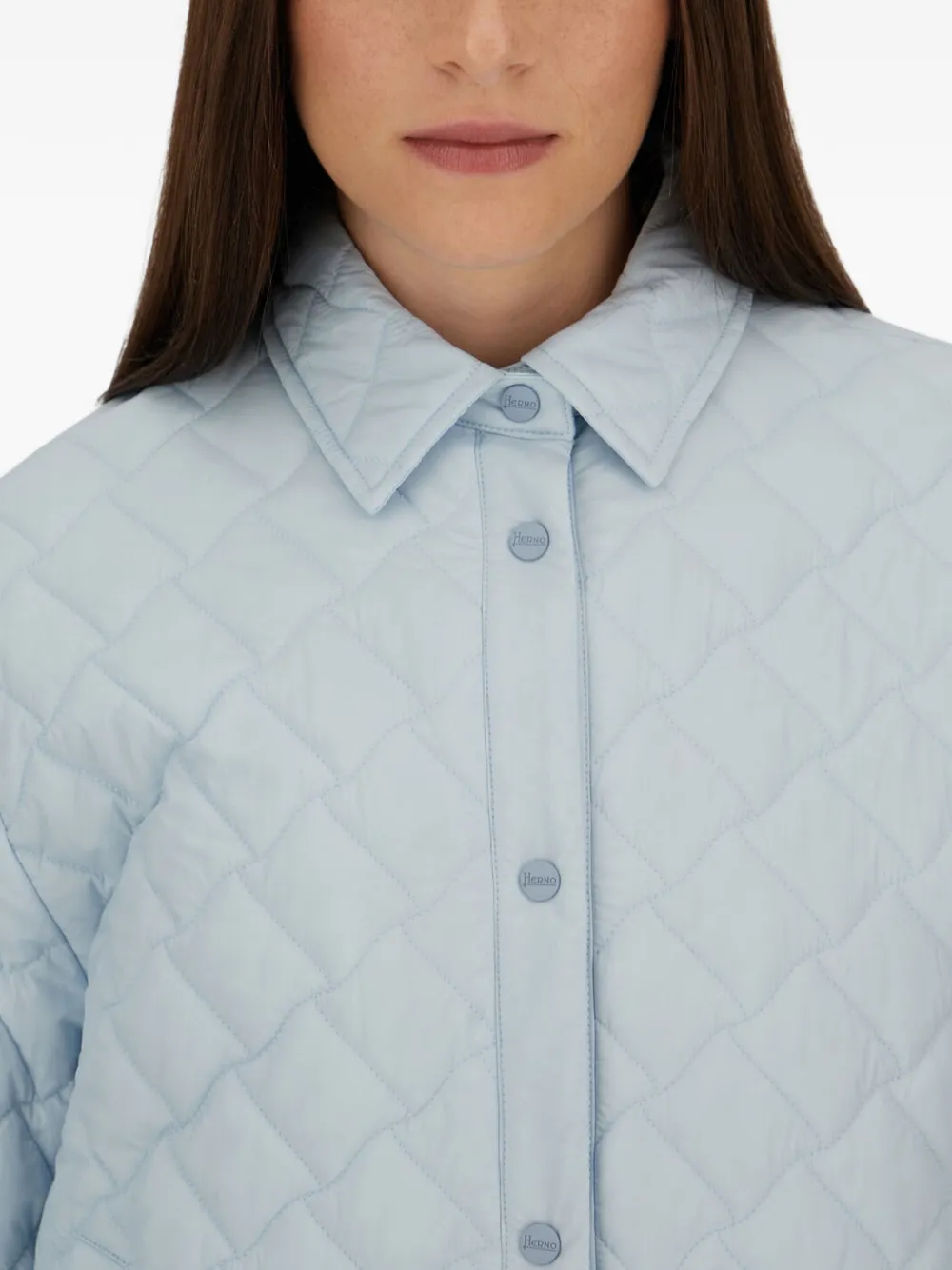 Herno Gewatteerde blouse Blauw