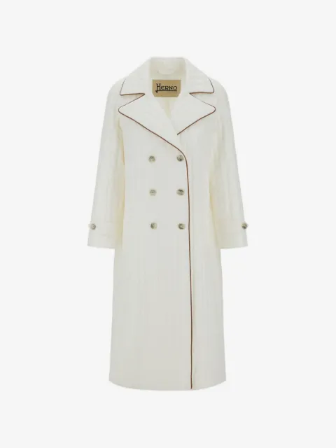 Herno lapel double-breasted coat