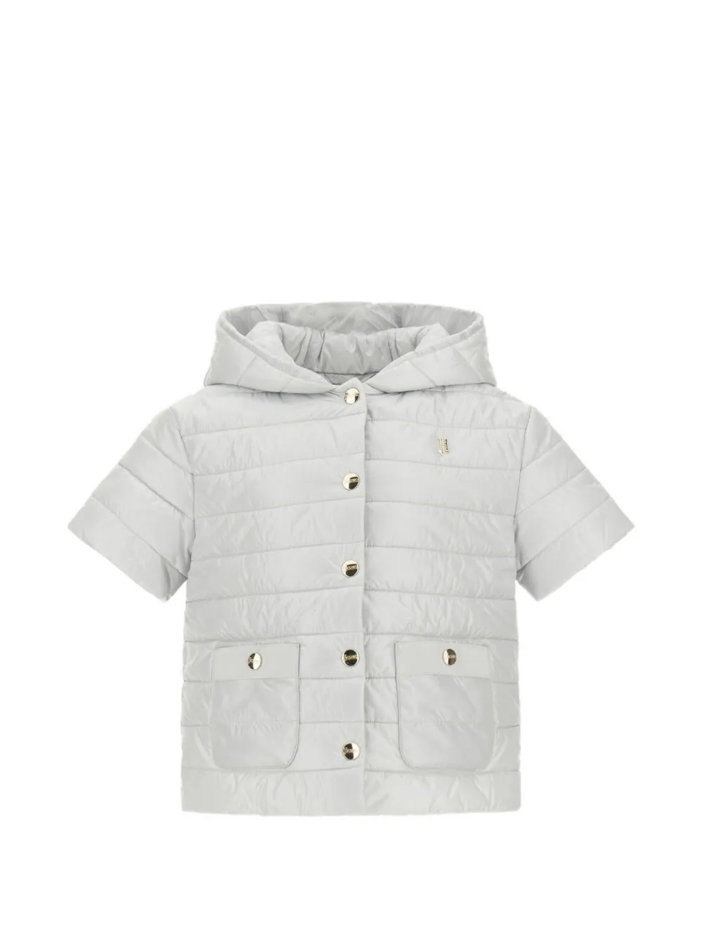 Herno Kids Giacca trapuntata con cappuccio - Grigio