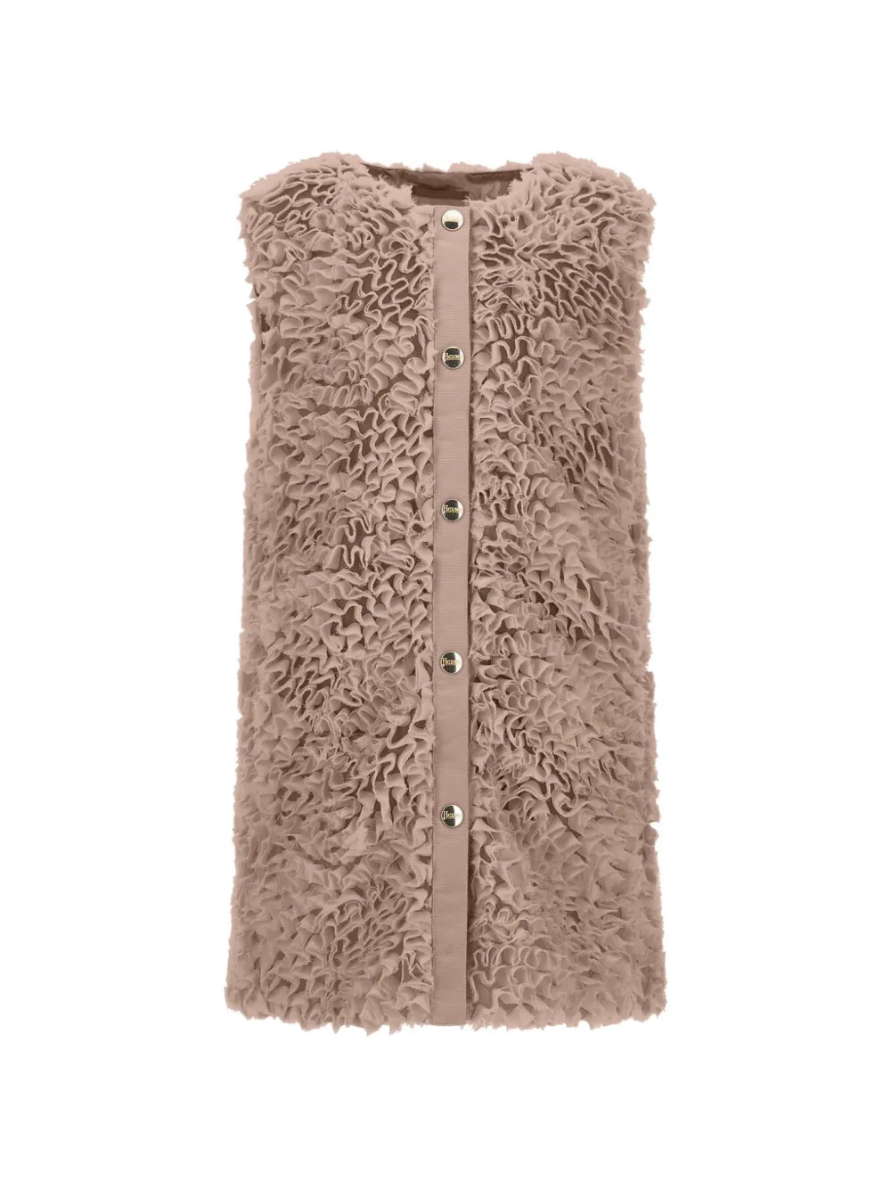 Herno Kids embroidered appliqué vest - Toni neutri