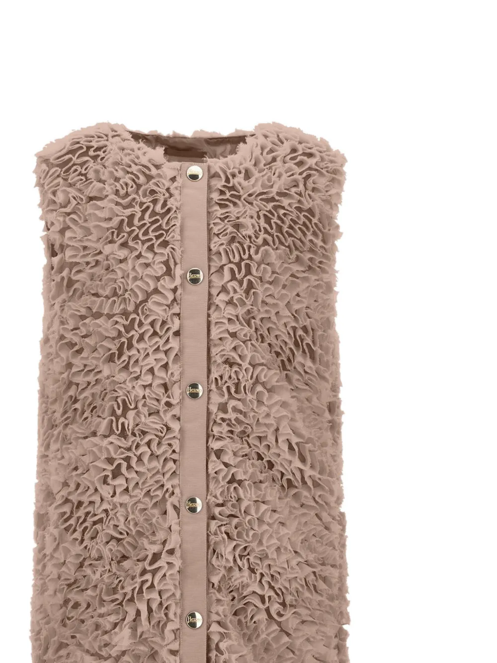 Herno Kids Top met borduurwerk Beige
