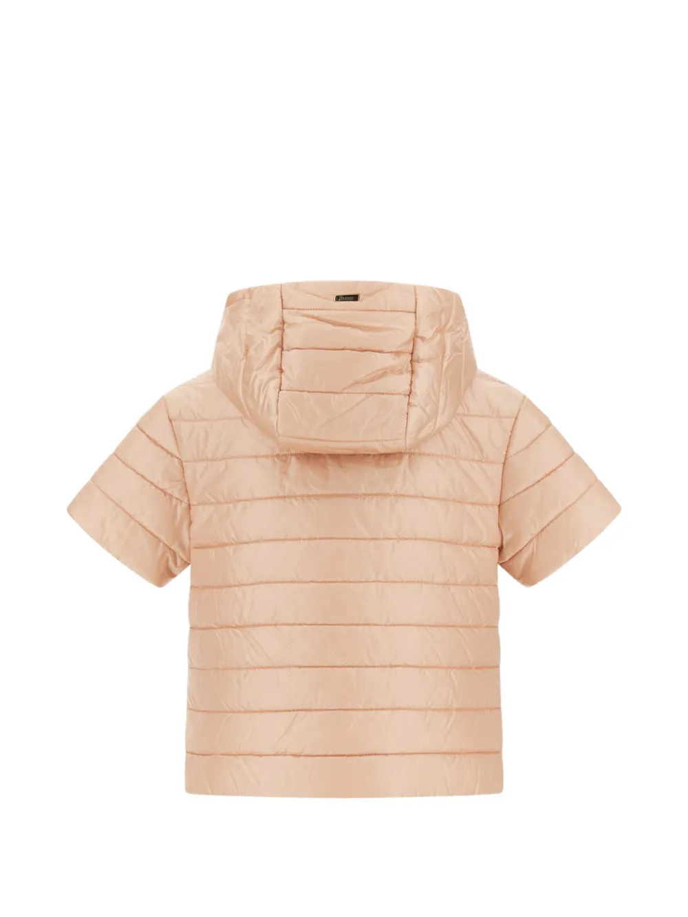 Herno Kids Jack met capuchon en korte mouwen Roze