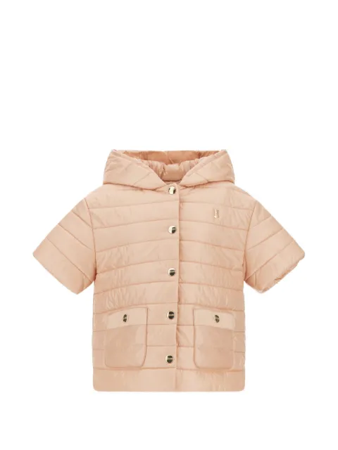 Herno Kids hooded short sleeve jacket