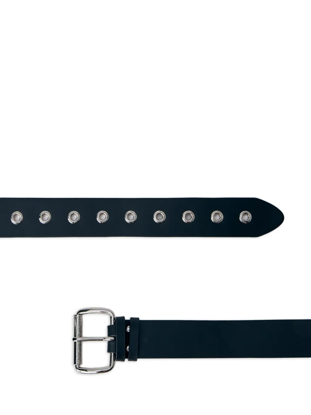 Vivienne Westwood Bondage leren riem met O-ring Zwart