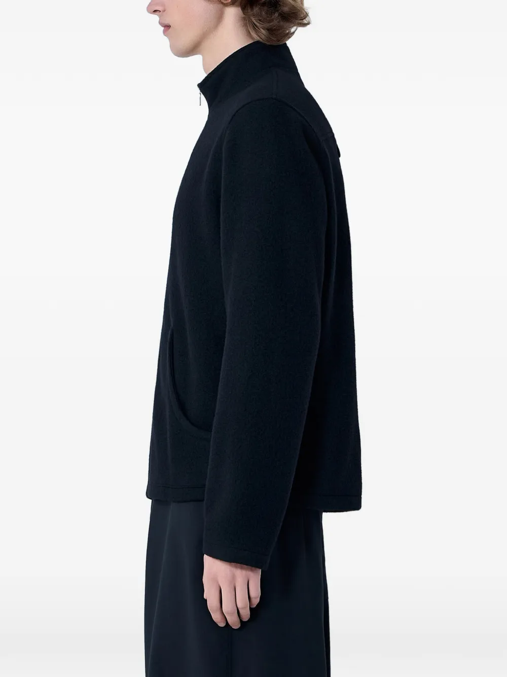 Rier Fleece jack Zwart