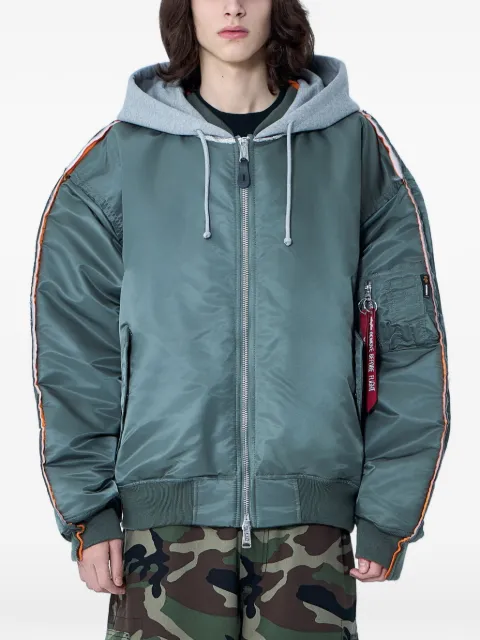 VETEMENTS جاكيت بومبر بهودي مدمج