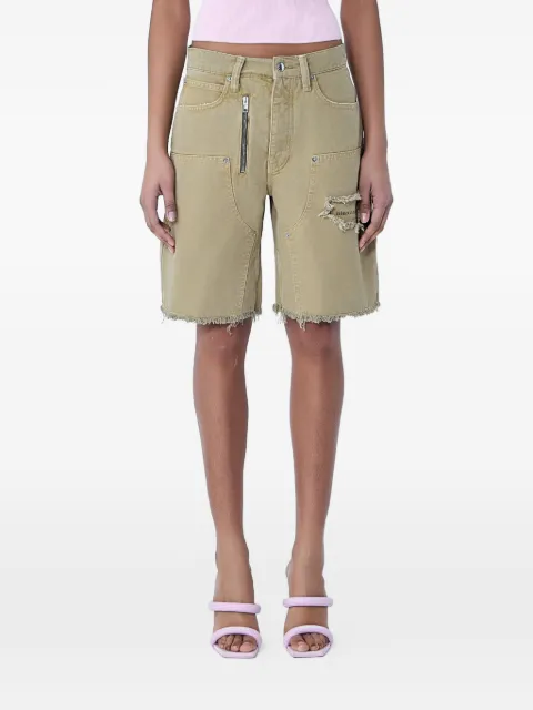 Alexander Wang shorts con tiro medio y detalle de cierre