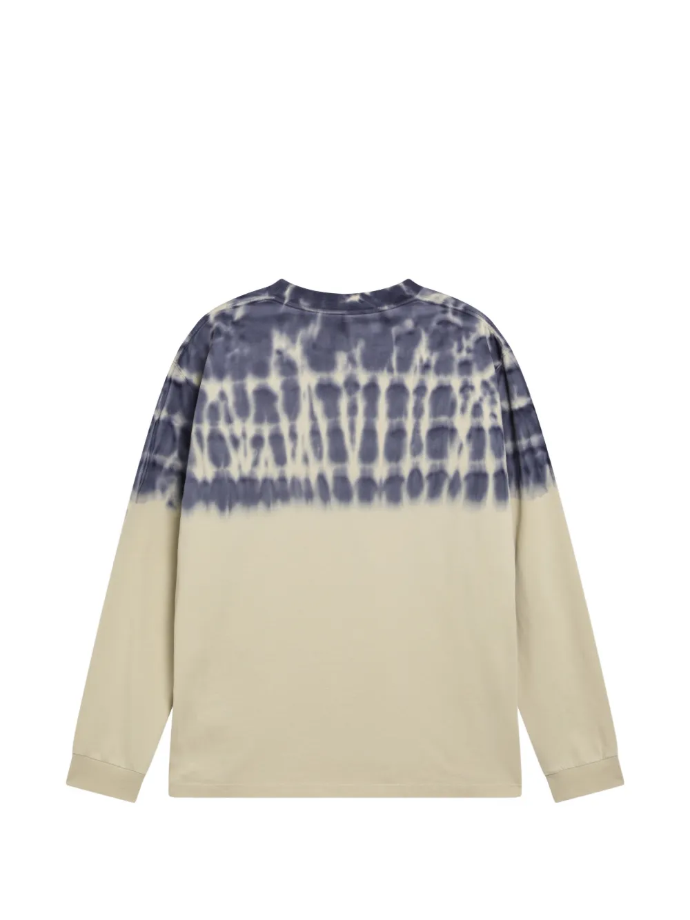 JW Anderson Sweater met logo en tie-dye print Beige
