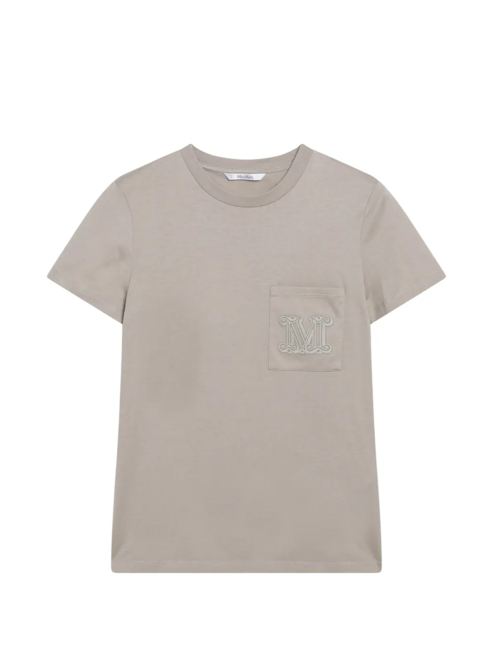 Max Mara T-shirt con applicazione - Toni neutri