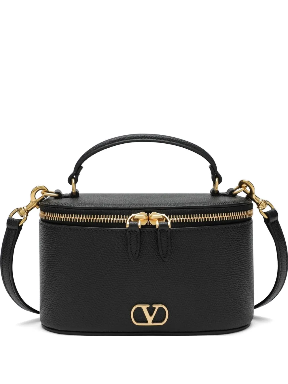 Valentino Garavani mini VLogo Signature vanity bag - Nero