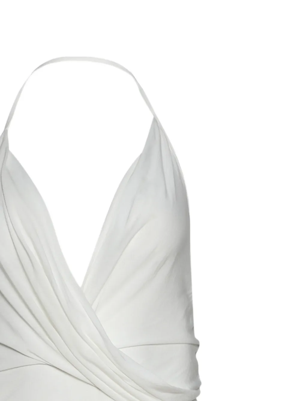Rick Owens Gedrapeerde tanktop Wit