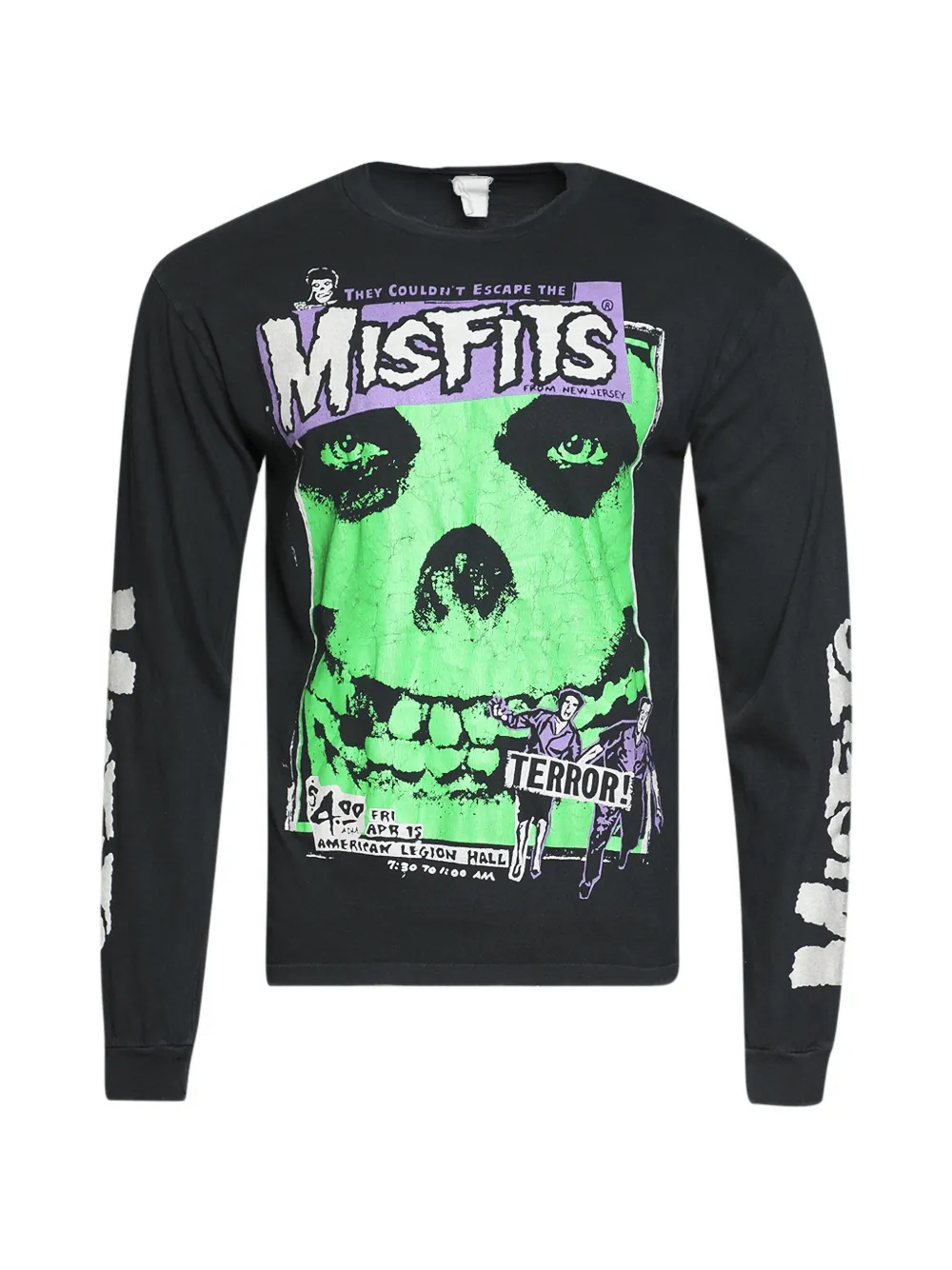 MadeWorn Misfits graphic long-sleeve t-shirt - Nero