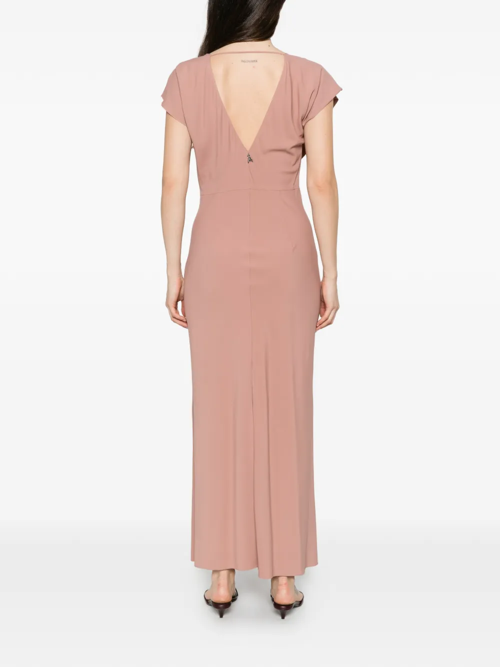Patrizia Pepe Maxi-jurk met ruches Roze