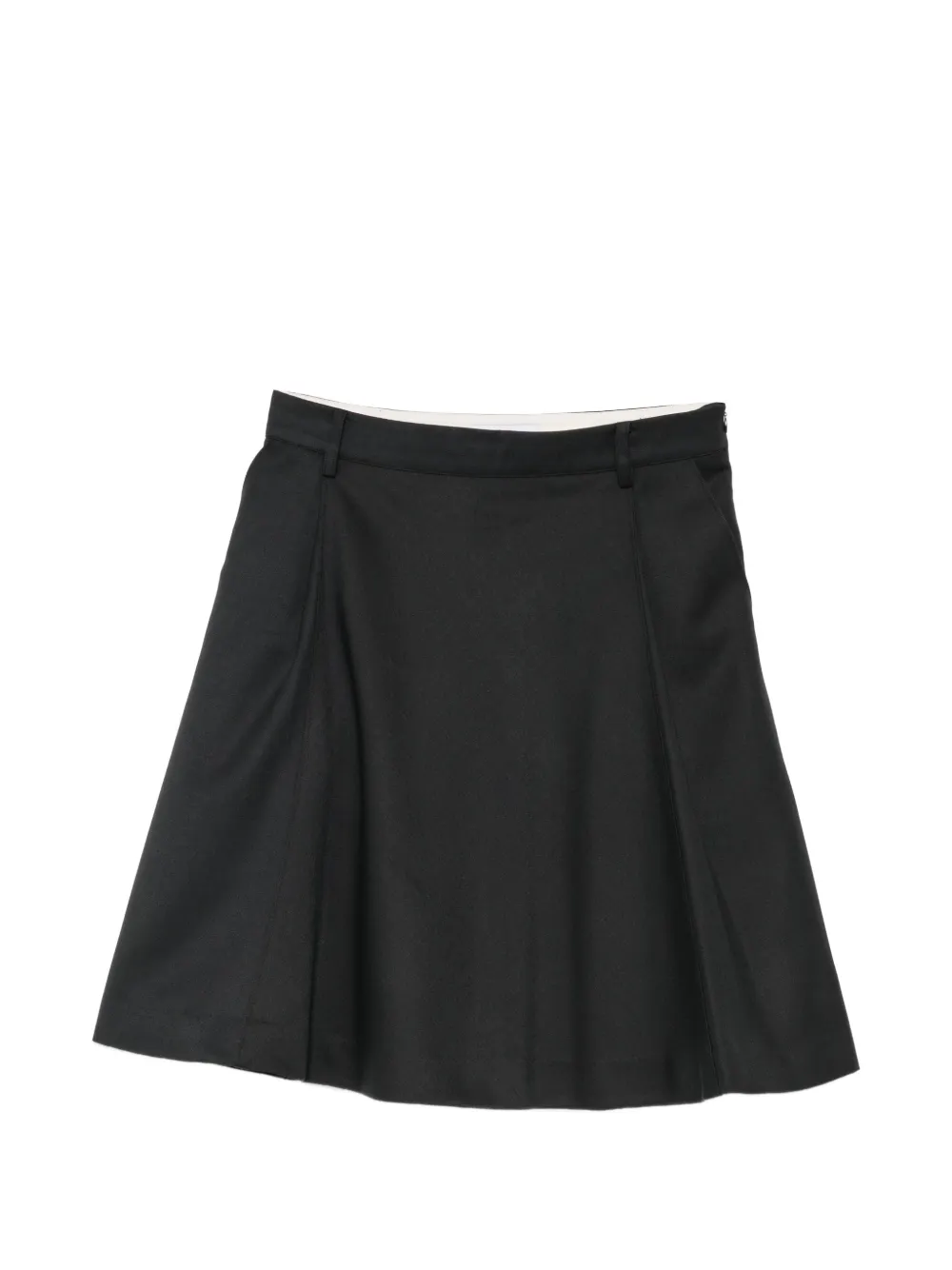 Low Classic flared midi skirt - Nero