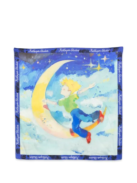 KidSuper moon-print scarf