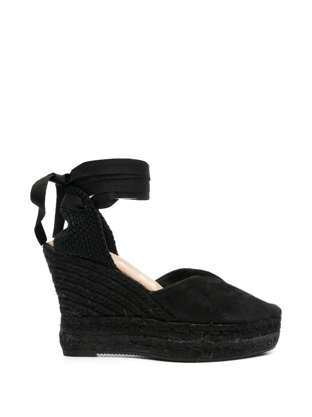 Manebi suede wedge espadrilles - Nero