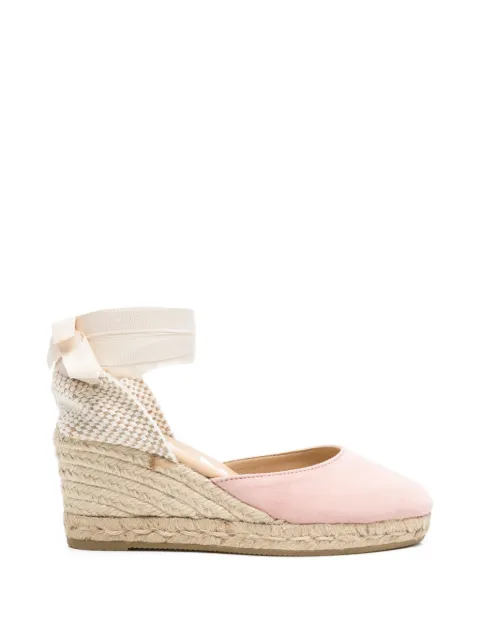 Manebi suede wedge espadrilles