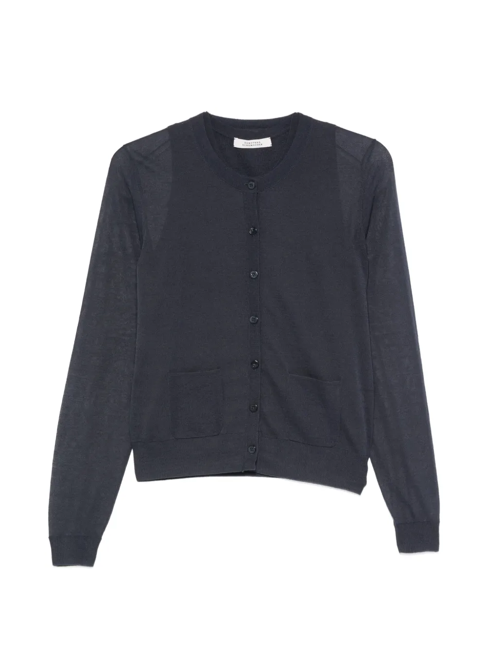Dorothee Schumacher button-up long-sleeve top and cardigan set - Blau