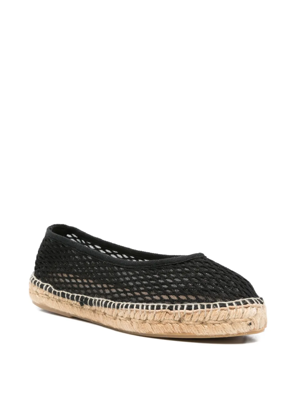 Manebi mesh espadrilles Zwart