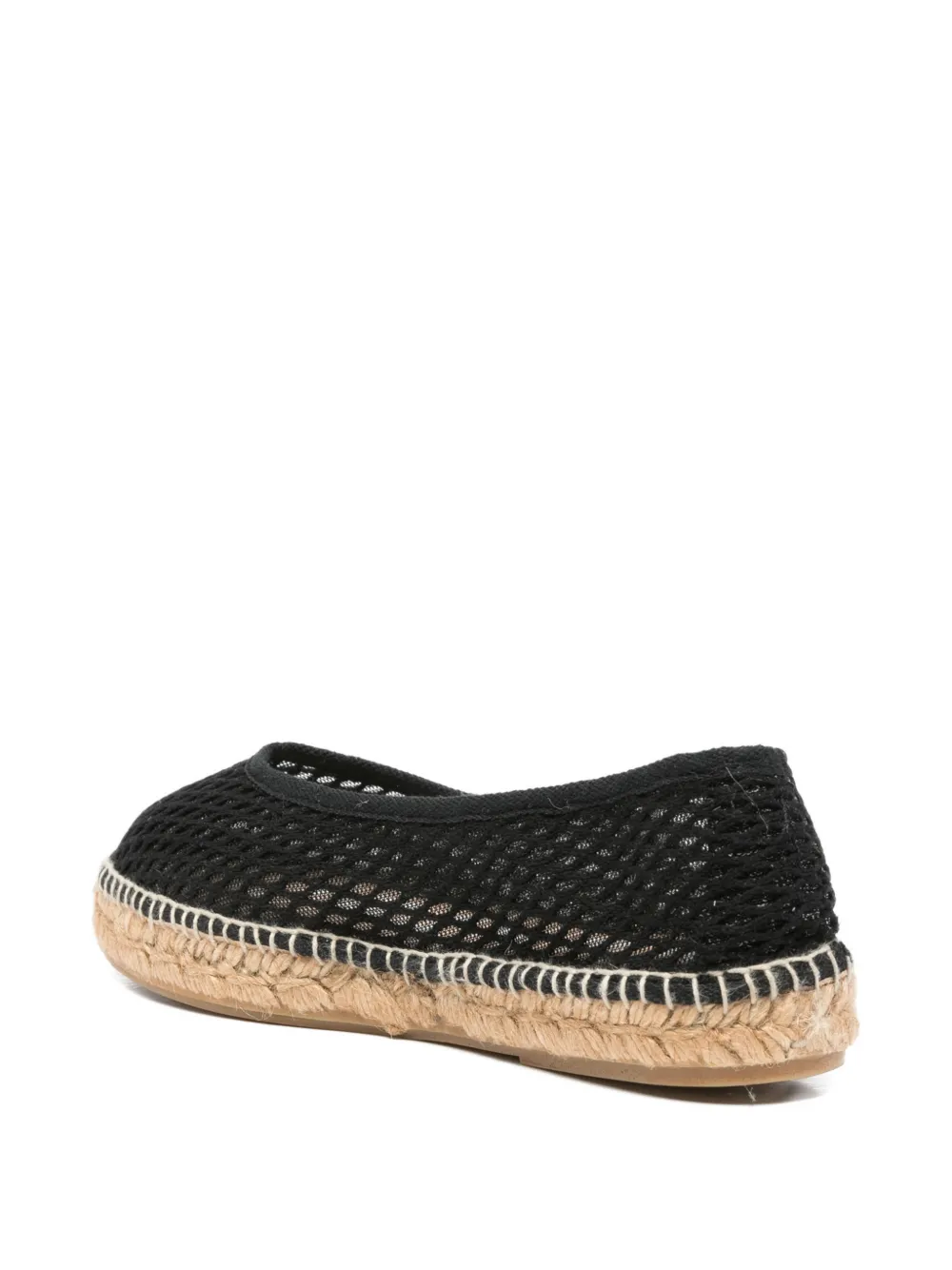 Manebi mesh espadrilles Zwart