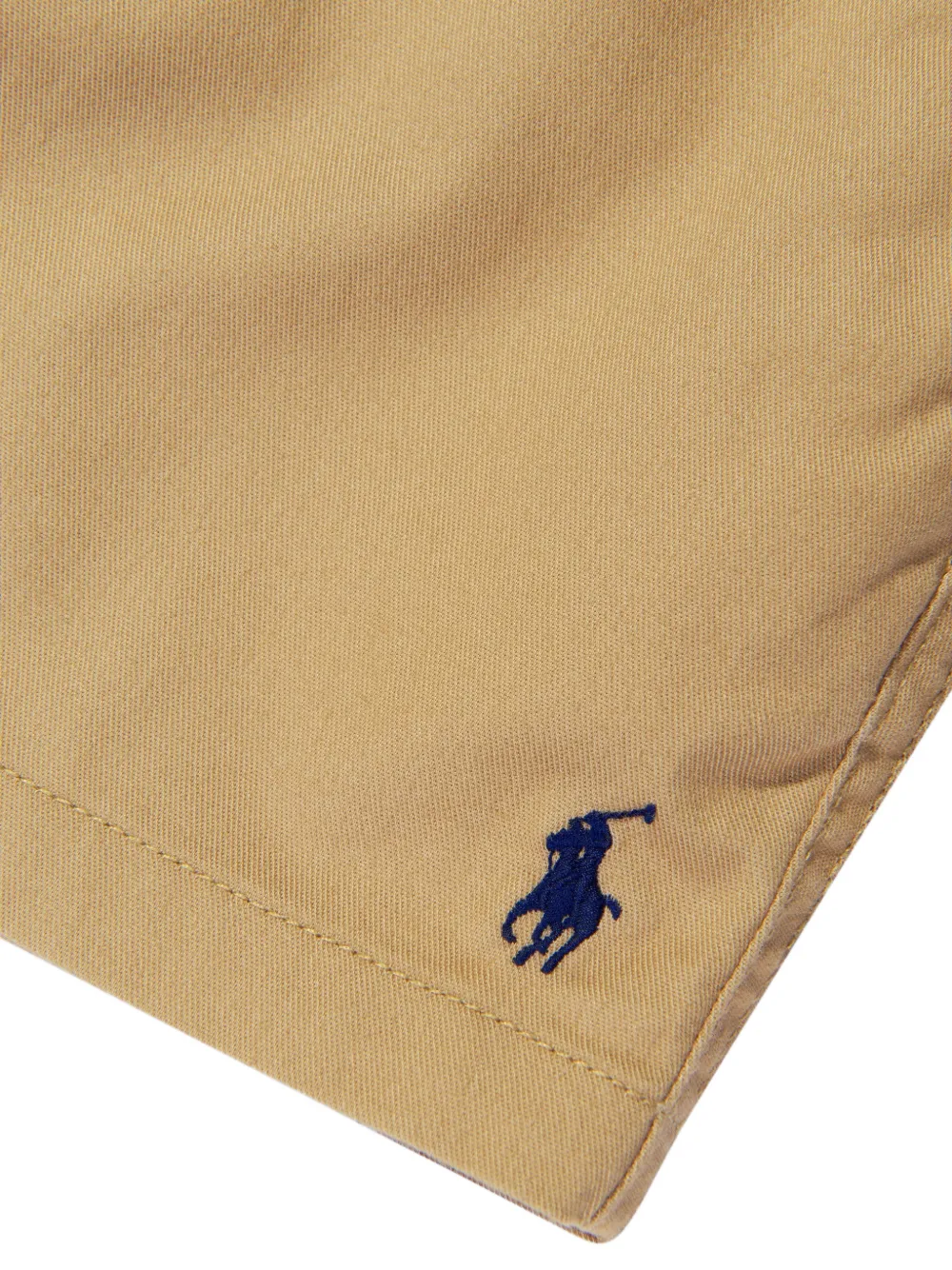 POLO RALPH LAUREN KIDS Elastische shorts met knoop Beige
