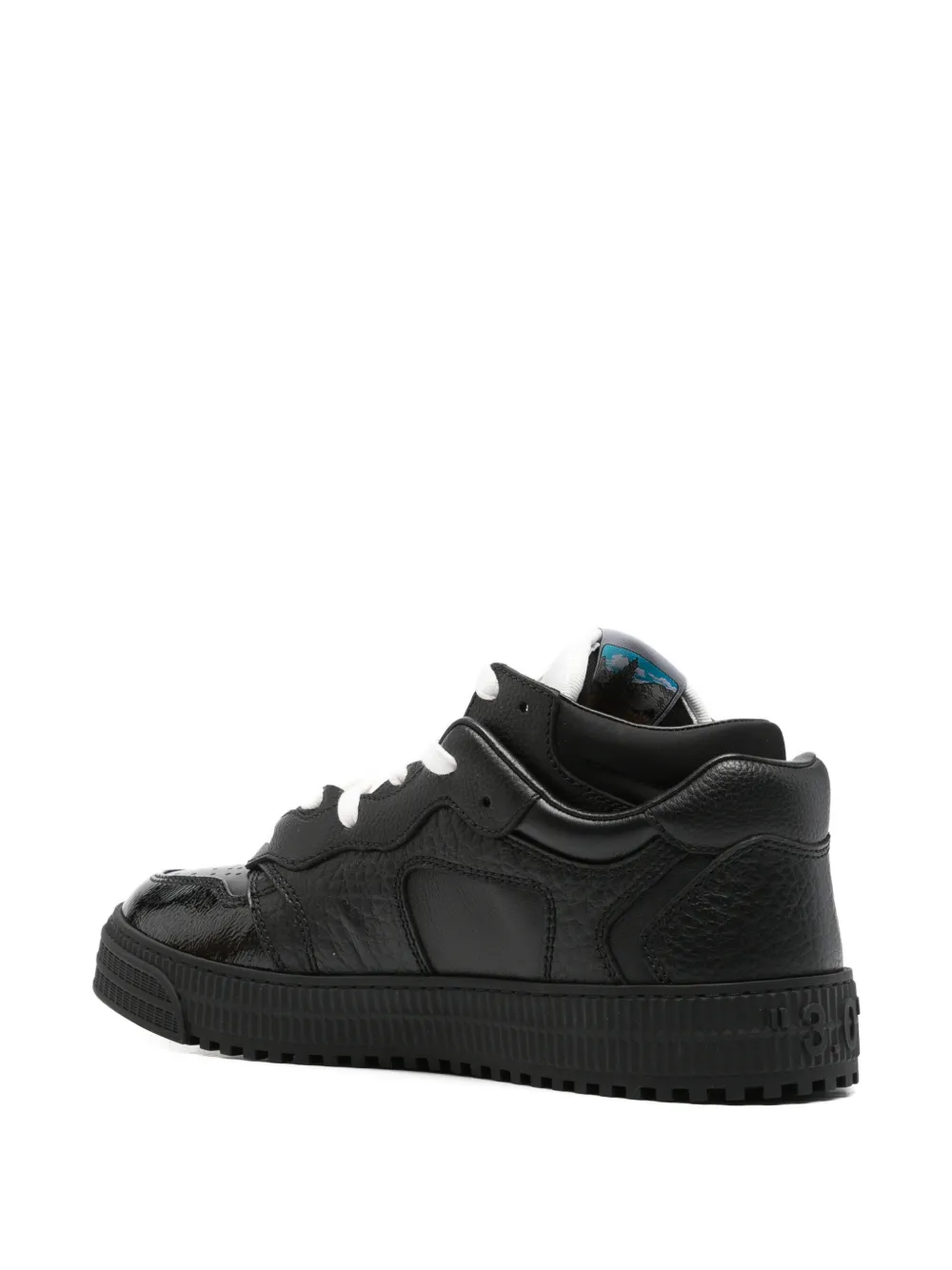 Off-White arrow patch sneakers Zwart